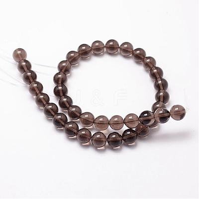 Natural Obsidian Beads Strands G-D838-6mm-01-1