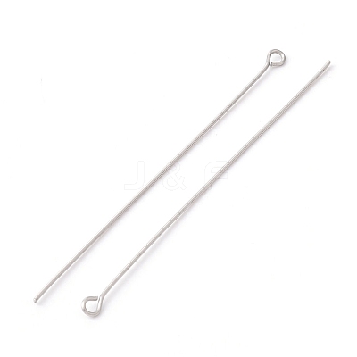 304 Stainless Steel Eye Pins STAS-YW0001-66-1