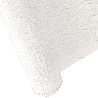 1 Sheet Embossed Flower Pattern Imitation Leather Fabric DIY-CL0002-19E-1