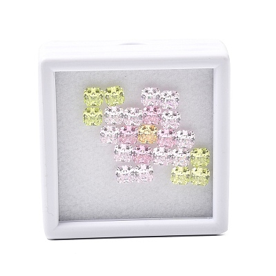 23Pcs Cubic Zirconia Cabochons CU-F002-05F-1