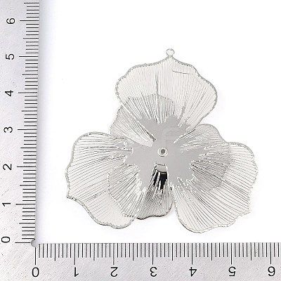 Flower Brass Big Pendants KK-L219-11P-1