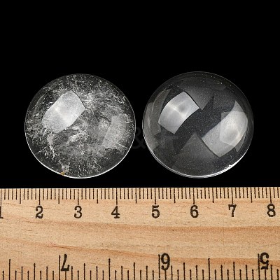 Natural Quartz Crystal Cabochons G-C115-02B-35-1