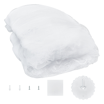 Polyester Gauze Bed Mosquito Net AJEW-WH0481-206B-1