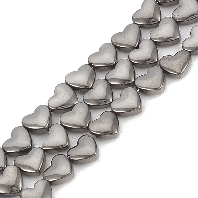 Electroplate Non-magnetic Synthetic Hematite Beads Strands X-G-T061-101I-1