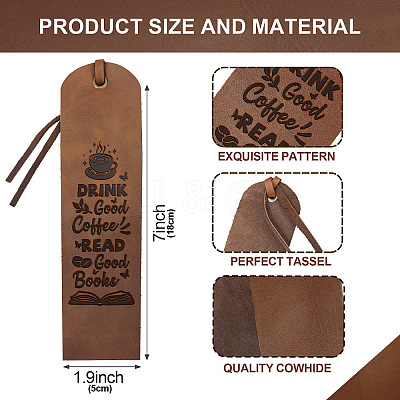 Cowhide Leather Labels AJEW-WH0386-0038-1