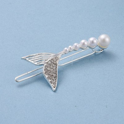 Alloy Crystal Rhinestone Hair Barrettes PHAR-Z003-03S-1