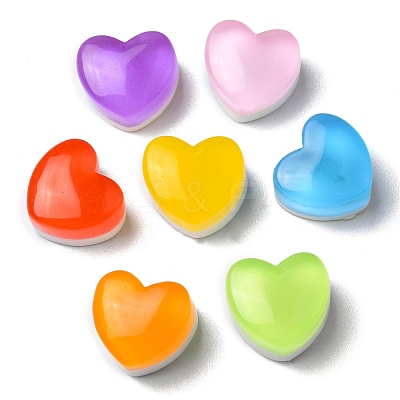 Translucent Resin Cabochons RESI-R438-02-1