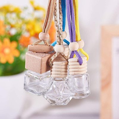 Glass Pendant Decorations HJEW-PH0001-05-1