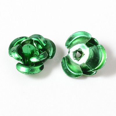 Flower Aluminum Beads ALUM-I001-M-1