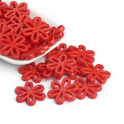 Opaque Acrylic Beads SACR-R783-06-1