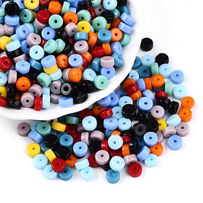 Baking Paint Glass Beads GLAA-N001-80-1