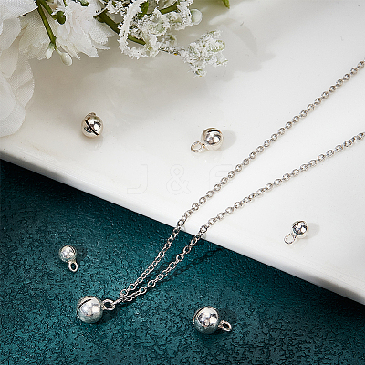 6Pcs 3 Styles 925 Sterling Silver Pendants STER-BBC0007-87-1