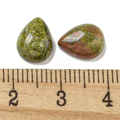 Natural Unakite Cabochons G-Q173-02C-21-1