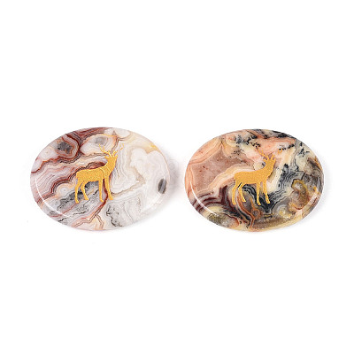 Natural Crazy Agate Cabochons G-T143-28L-1