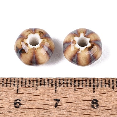 Vintage Handmade Porcelain Beads PORC-Q006-07D-1