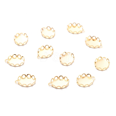 304 Stainless Steel Charms Cabochon Settings STAS-Y001-11G-1