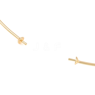 Brass Chocker Necklace Making KK-P354-01G-1