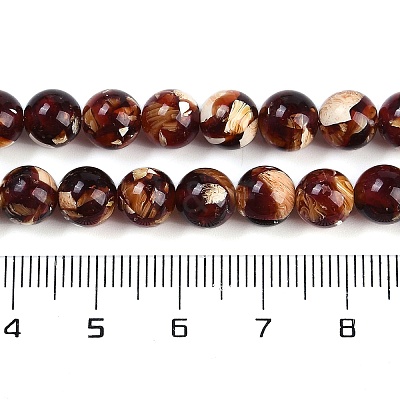 Sythetic Amber Beads Strands X1-G-M199-02B-1