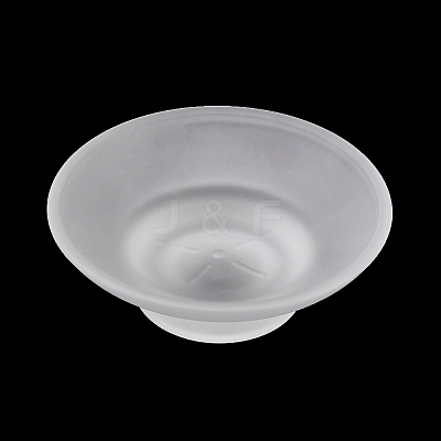 Glass Soap Dish Tray AJEW-XCP0003-54-1