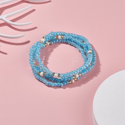 Summer Jewelry Waist Bead NJEW-C00026-01-1