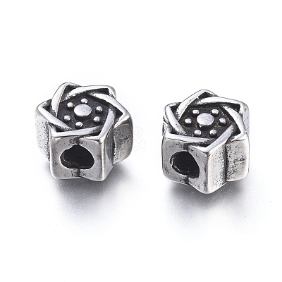 304 Stainless Steel Beads STAS-M274-084AS-1
