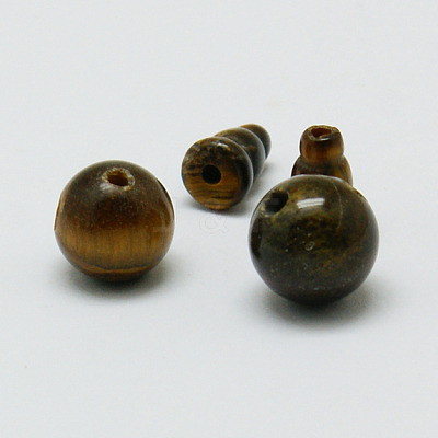 Natural Tiger Eye Buddhist Beads G-M011-01B-1