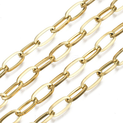 3.28 Feet 304 Stainless Steel Paperclip Chains X-STAS-R115-02A-1