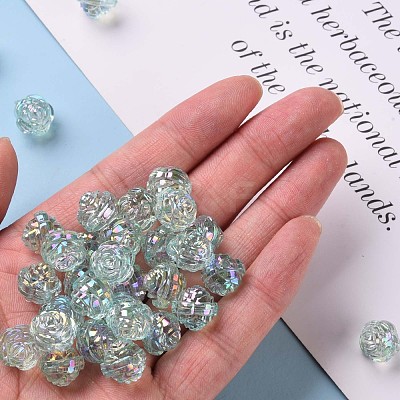 Transparent Acrylic Beads TACR-S154-33C-754-1