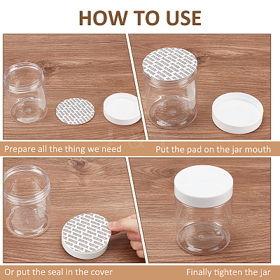 10Pcs Column Transparent PET Plastic Bead Containers DIY-NB0010-53-1