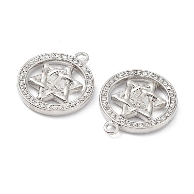 Alloy Rhinestone Pendants ALRI-O025-02P-1
