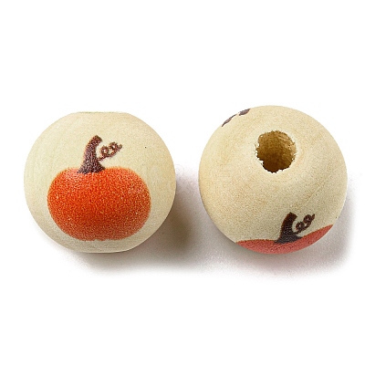 Autumn Wood European Beads WOOD-H105-04E-01-1