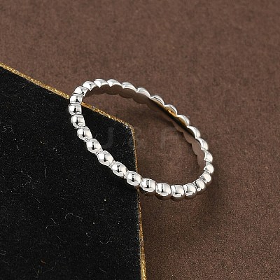 925 Streling Silver Plain Band Rings RJEW-P164-01A-P-1