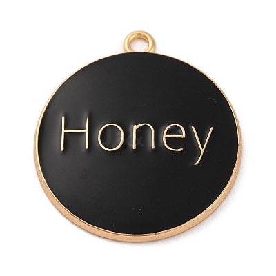Alloy Enamel Pendants ENAM-M009-02D-02G-1