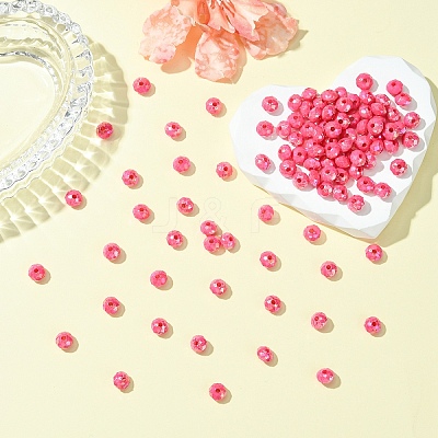 Opaque Acrylic Beads MACR-YW0003-55F-1