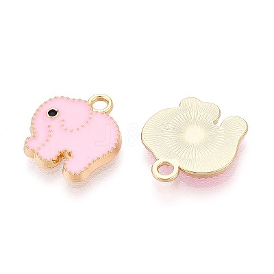 Alloy Enamel Charms PALLOY-T092-31G-03-1