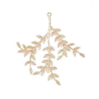 Brass Pendants KK-F918-02B-KCG-1