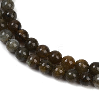 Natural Labradorite Beads Strands G-I253-01-8mm-1