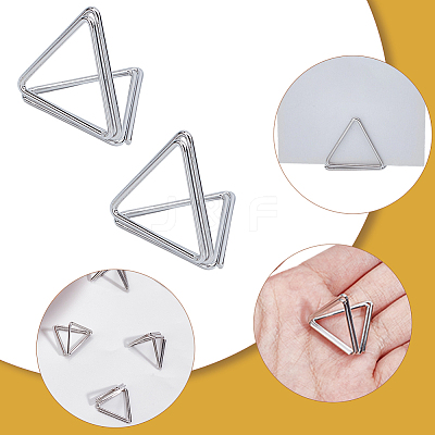 32Pcs Mini Iron Place Card Holders ODIS-SP0001-06-1