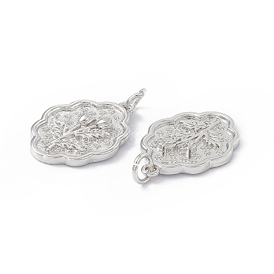 Rack Plating Brass Pendants KK-B065-20P-1