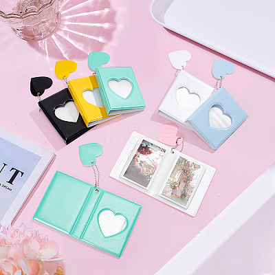 18 Sets 6 Colors PVC Mini Photo Album AJEW-WA0004-97-1