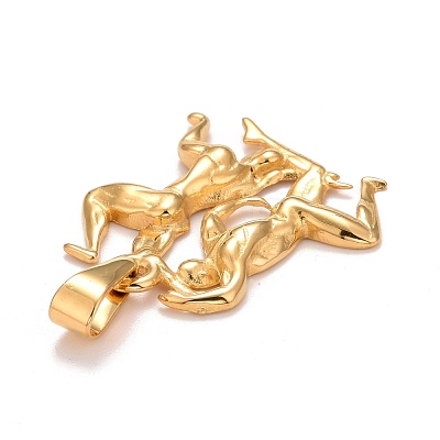 Ion Plating(IP) 304 Stainless Steel Pendants X-STAS-D165-14G-05-1