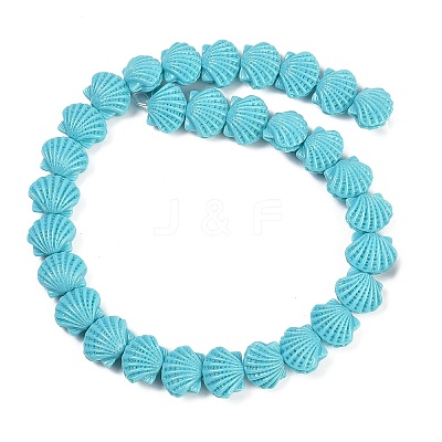 Synthetic Coral Dyed Carved Beads Strands CORA-K009-05A-08-1