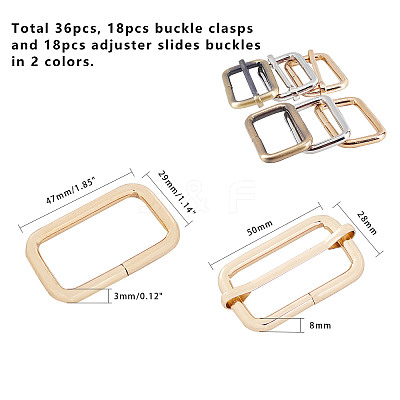 Iron Adjuster Slides Buckles IFIN-NB0001-23-1