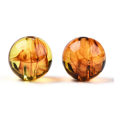 Transparent Acrylic Beads TACR-N018-03C-1