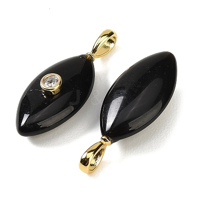 Natural Obsidian Pendants GG-CBA1AE1-02G-01-1