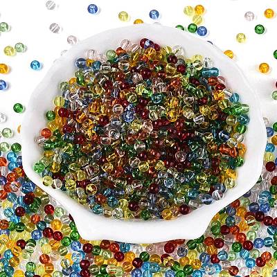FGB Transparent Glass Seed Beads SEED-N013-01A-01-1
