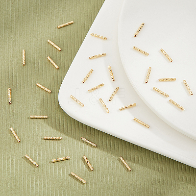 Rack Plating Brass Beads KK-DC0002-48-1