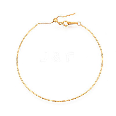 Adjustable 925 Sterling Silver Slider Bangle STER-N016-52G-1