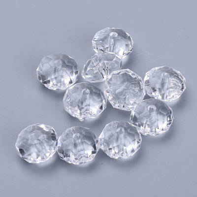 Transparent Acrylic Beads TACR-Q258-22mm-V01-1