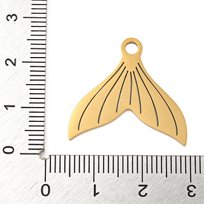 Ion Plating(IP) 304 Stainless Steel Pendants STAS-B056-10G-06-1
